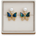 LP Jewels Gold-Plated Butterfly Earrings