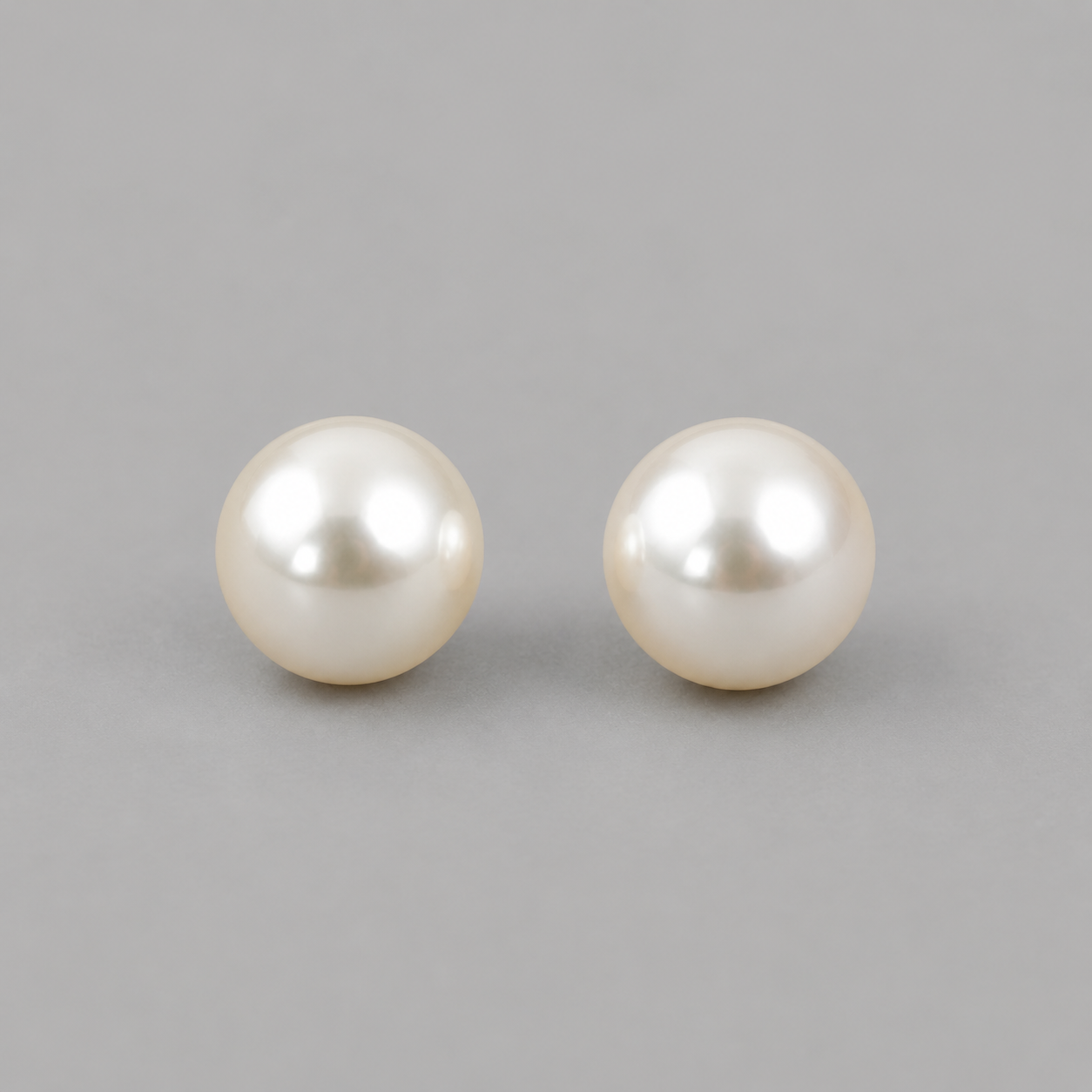LP JEWELS 8mm South Sea Pearl Stud Earrings for Women | Classic Luxury Pearl Earrings