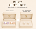 Pearl Stud Earrings Combo Offer | Buy 2, Get 1 Free