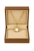 LP Jewels Gold-Plated Pearl Pendant Necklace