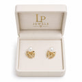 Pearl Bow Earrings for Women | Elegant Gold Studs | LP Jewels