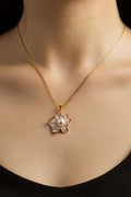 LP JEWELS Elegant Flower Pendant Necklace