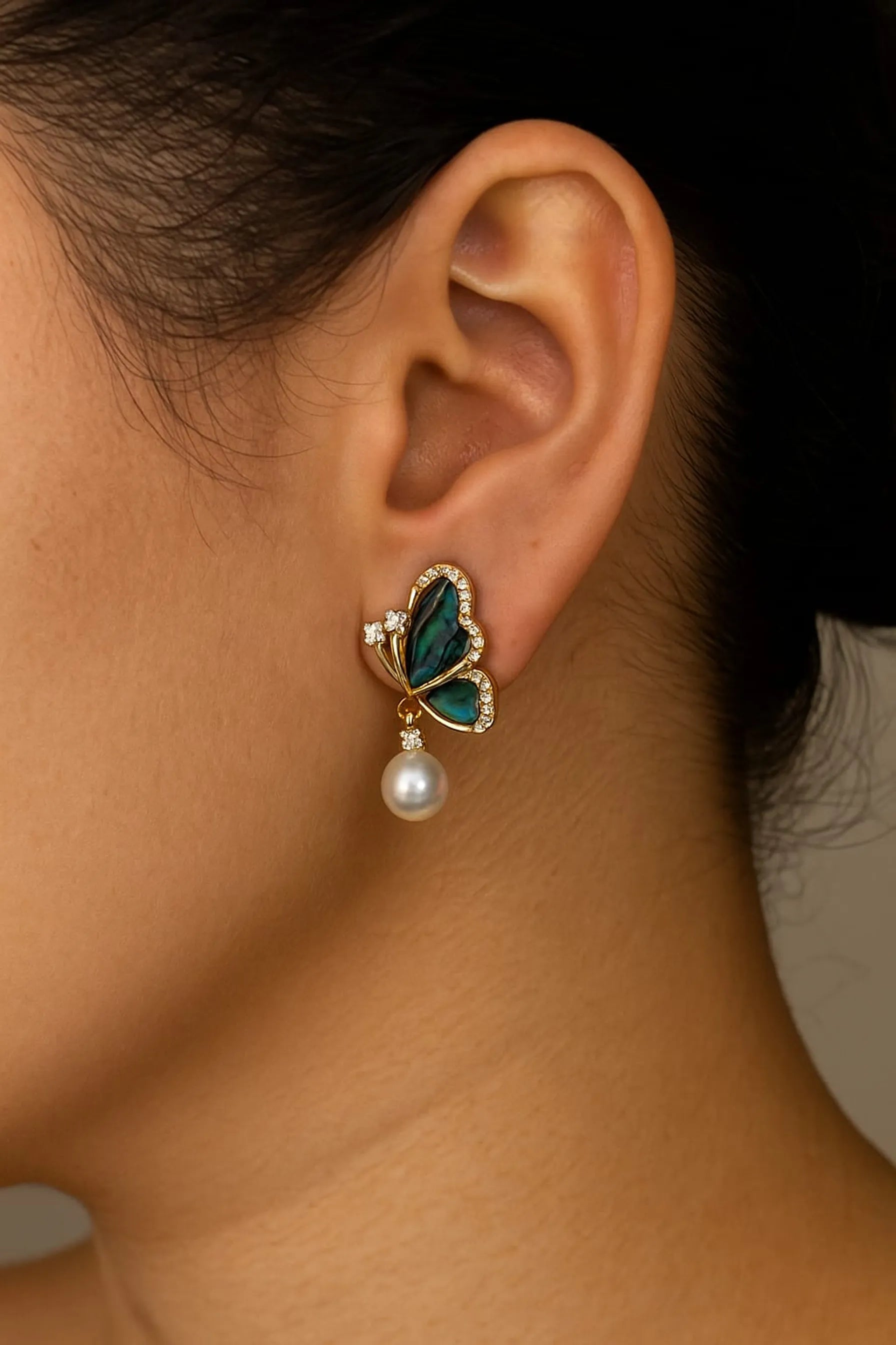 LP Jewels Luxury Butterfly Earrings