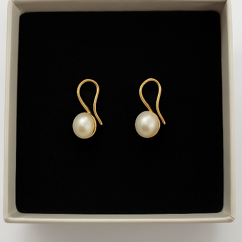 LP Jewels Pearl Earring Trio Gift Set – Floral, Drop & 7mm Pearl Studs - LP Jewels