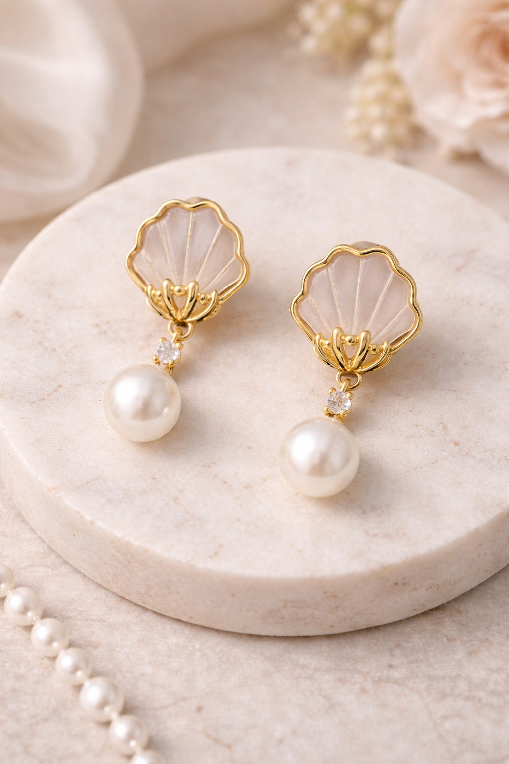 Premium Pearl Drop Earrings Set for Women | Freshwater pearl & Butterfly Design Gold Plated Earrings – LP Jewels