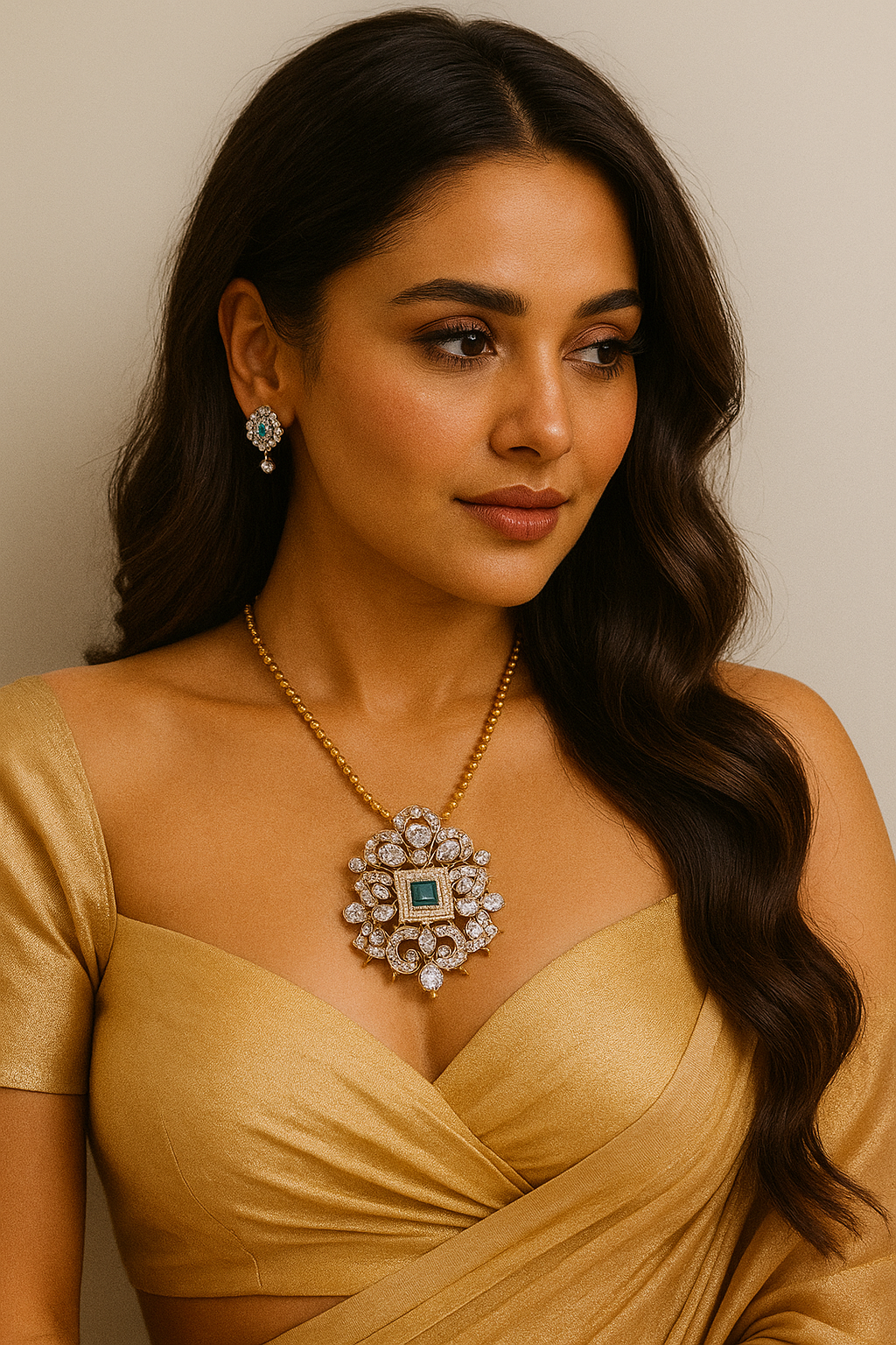 Royal Kundan-Style Necklace
