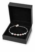 Natural Freshwater Pearl Silver Bracelet | Multicolor Pearl Bracelet | LP Jewels