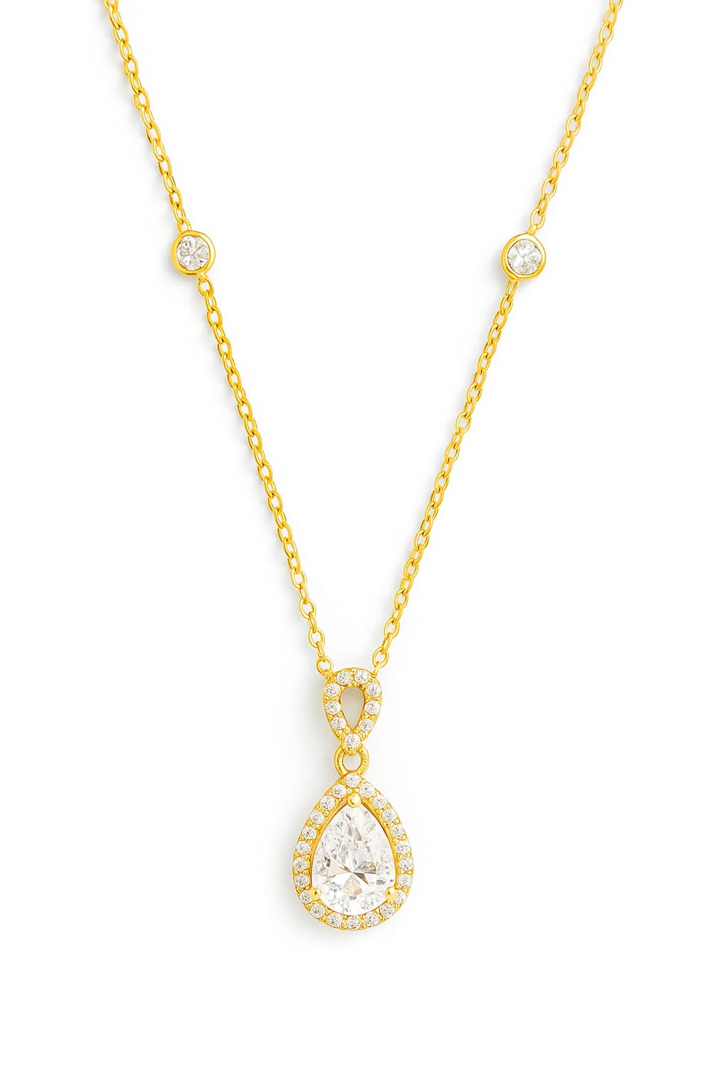 LP Jewels Designer Tear Drop Necklace for Women & Girls